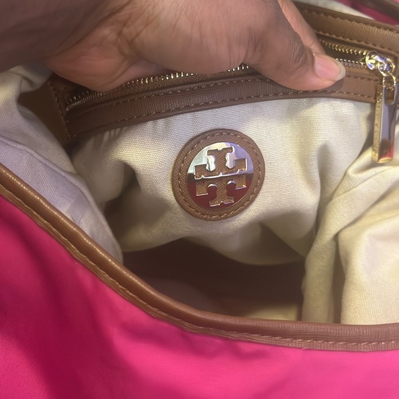 Tory Burch Pink Nylon Hobo Bag - Picture 6 of 14